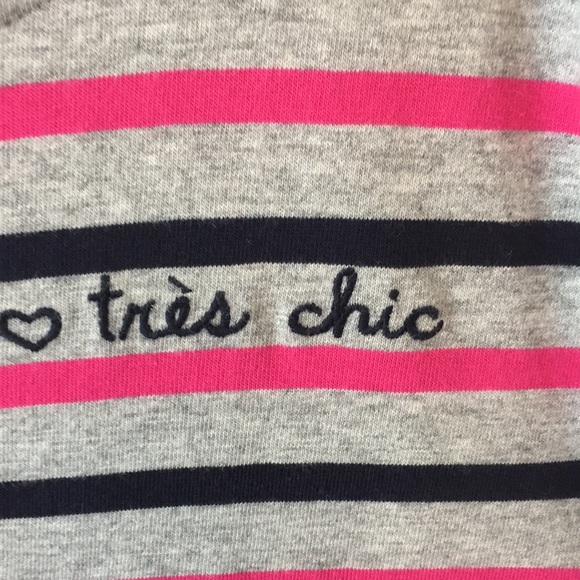 Talbots Embroidered French Tres Chic Striped Boatneck Shirt - Picture 3 of 7